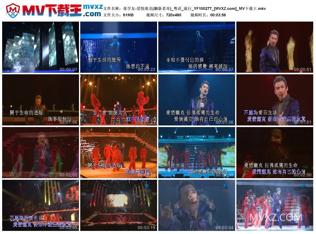 张学友-爱情庞克(翻新老哥)_粤语_流行_YF100277